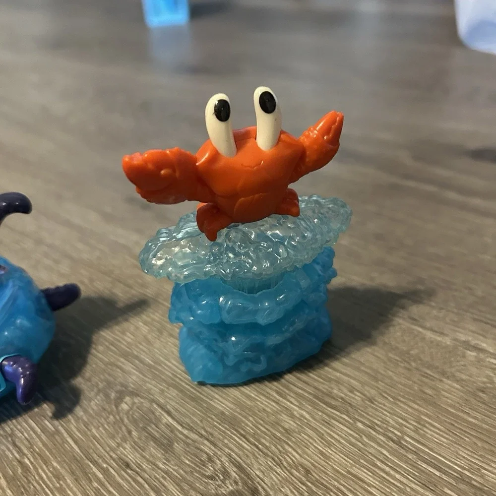 Little Mermaid 2023 McDonald's Happy Meal Toys USED- Lot Of 3 Ursula Crab